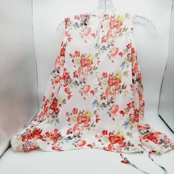 Disney Beauty and the Beast Lace Cold Shoulder Floral Top Women's Size Small - Picture 2 of 9